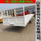 山东挂车厂 商业信息 13米木制品运输拖挂车 三桥平板运输半挂车 三桥平板半挂车 价格